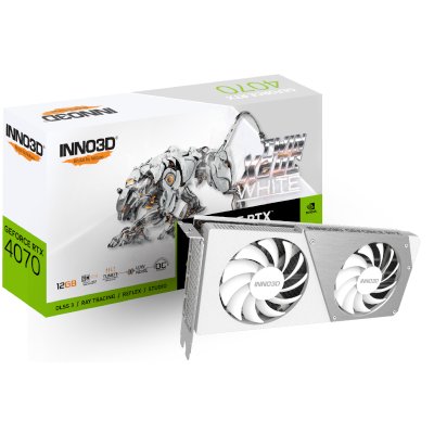 Inno3D nVidia GeForce RTX 4070 Twin X2 OC White 12Gb N40702-126XX-183052V