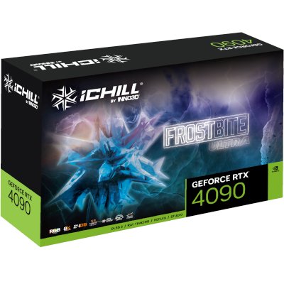 видеокарта Inno3D nVidia GeForce RTX 4090 iChill Frostbite Ultra 24Gb C4090-246XX-1833FBU