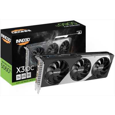 Inno3D nVidia GeForce RTX 5060 Ti X3 OC 8Gb N506T3-08D7X-193075L
