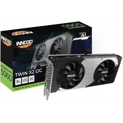 Inno3D nVidia GeForce RTX 5060 Twin X2 OC 8Gb N50602-08D7X-195070N