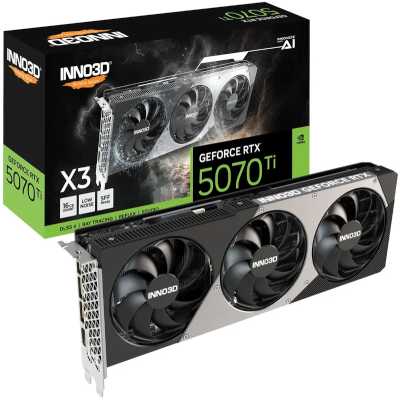 Inno3D nVidia GeForce RTX 5070 Ti X3 16Gb N507T3-16D7-176068N