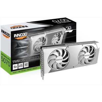 Inno3D nVidia GeForce RTX 5070 Twin X2 OC White 12Gb N50702-12D7X-195064W