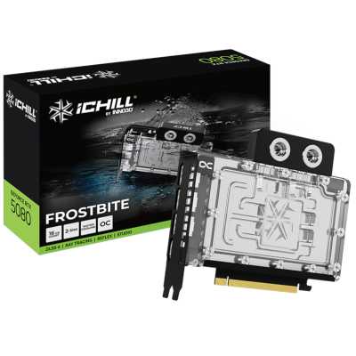 Inno3D nVidia GeForce RTX 5080 iChill Frostbite Pro 16Gb C50803-16D7X-1760FBP