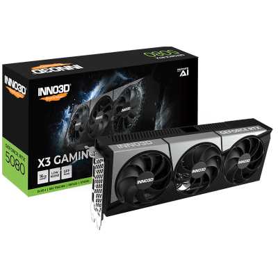 Inno3D nVidia GeForce RTX 5080 X3 Gaming OC 16Gb G50803-16D7X-17603930