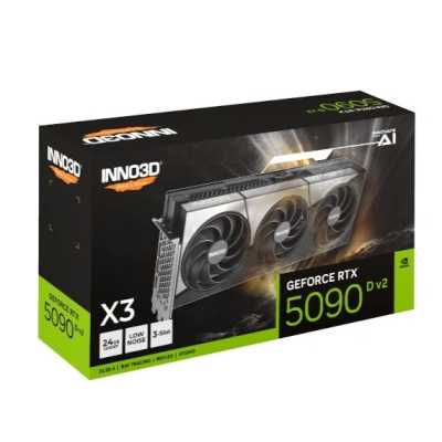 видеокарта Inno3D nVidia GeForce RTX 5090 D v2 Midnight X3 24Gb Z509DV2-24D7-17593928