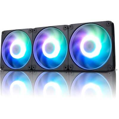 InWin Mercury AM120S RGB 3 pack Black
