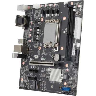 Материнская плата iRU H610M-VHD/D4M.2, LGA1700, Intel H610, 2xDDR4, 4xSATA, 1xM.2, 1xPCIe 2.0 x16, DisplayPort, HDMI, D-Sub, 1x1Gb LAN, 3x3.5 мм, 5.1, microATX, фото3