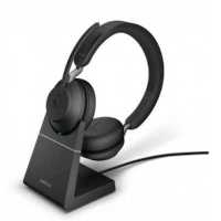 гарнитура Jabra Evolve2 65 USB-A UC Stereo with Charging Stand Black 26599-989-989