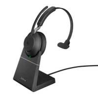 гарнитура Jabra Evolve2 65 USB-C MS Teams Mono with Charging Stand Black 26599-899-889