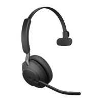 Jabra Evolve2 65 USB-C MS Teams Mono with Charging Stand Black 26599-899-889