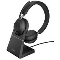 гарнитура Jabra Evolve2 65 USB-C MS Teams Stereo with Charging Stand Black 26599-999-889
