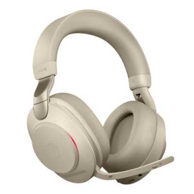 

Jabra Evolve2 85 USB-A MS Teams Stereo with Charging Stand Beige 28599-999-988