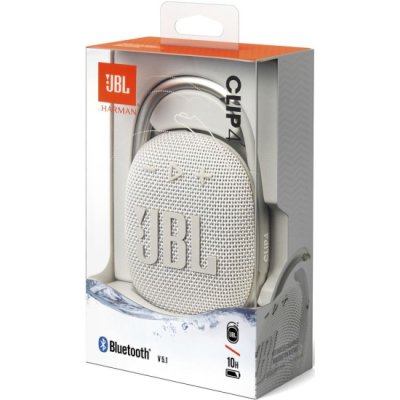 портативная колонка JBL Clip 4 White