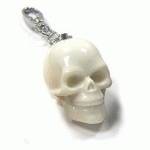 флешка Jet.A 8GB USB Flash Drive Skull White