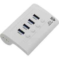 разветвитель USB Jet.A JA-UH34 White
