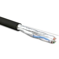 витая пара Hyperline UFTP4-C6-SOLID-OUTDOOR-LSZH-BK-88
