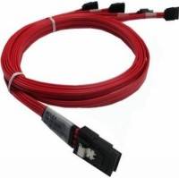 кабель SAS SFF8087 - 4*SATA прямой, 100cm