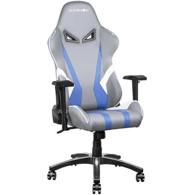 игровое кресло Karnox Hero Lava Edition Grey/Blue