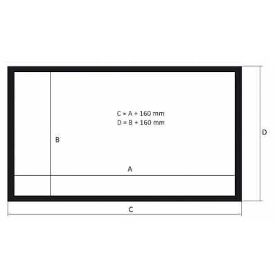 экран для проектора Kauber Frame Velvet Cinema FV.169.289.MPERFW.CIN