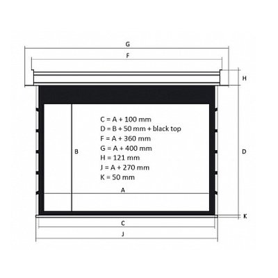 экран для проектора Kauber InCeiling Tensioned BT Cinema INTBT.169.300.CLV.CIN2