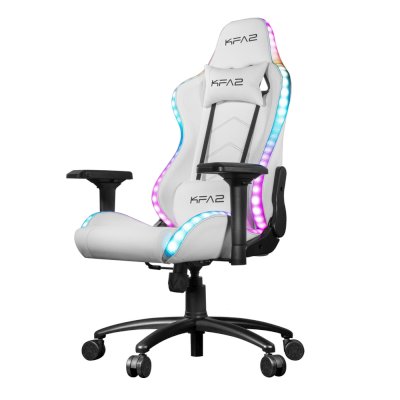 игровое кресло KFA2 Gaming Chair 01 RGB SE White