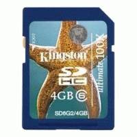 карта памяти Kingston 4GB Class 6 SDHC SD6G2-4GB