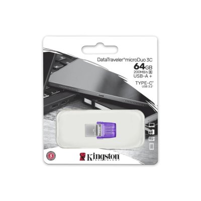 флешка Kingston 64GB DTDUO3CG3/64GB