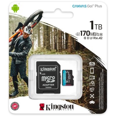 карта памяти Kingston Canvas Go! Plus 1TB SDCG3/1TB