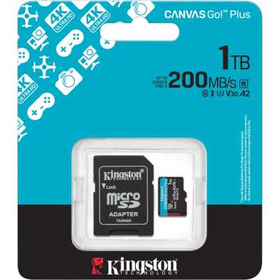 карта памяти Kingston Canvas Go! Plus 1TB SDCG4/1TB