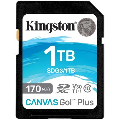 карта памяти Kingston Canvas Go! Plus 1TB SDG3/1TB