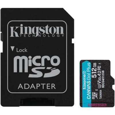 карта памяти Kingston Canvas Go! Plus 512GB SDCG4/512GB