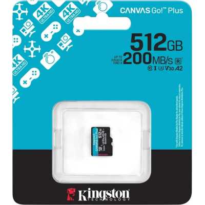 карта памяти Kingston Canvas Go! Plus 512GB SDCG4/512GBSP