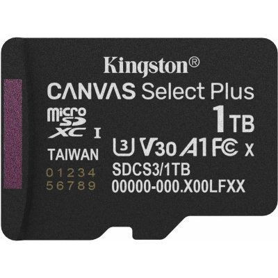 карта памяти Kingston Canvas Select Plus 1TB SDCS3/1TBSP