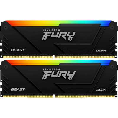 оперативная память Kingston Fury Beast Black RGB KF432C16BB12AK2/32WP