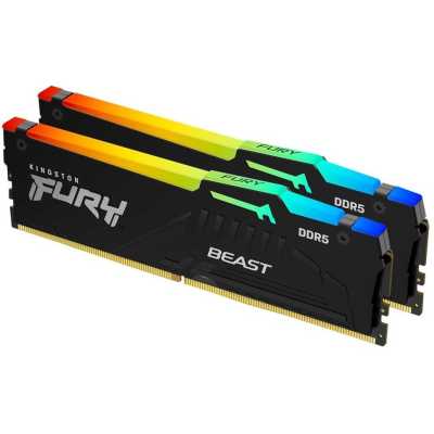 оперативная память Kingston Fury Beast Black RGB KF556C36BBEAK2-16