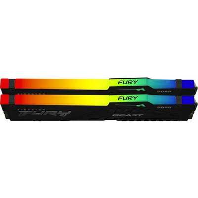 оперативная память Kingston Fury Beast Black RGB XMP KF564C32BBAK2-32