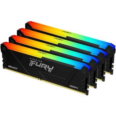 оперативная память Kingston Fury Beast RGB Black KF436C18BB2AK4/64