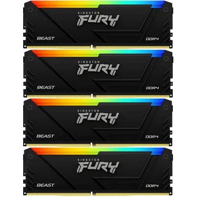Kingston Fury Beast RGB Black XMP KF432C16BB2AK4/64