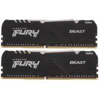 оперативная память Kingston Fury Beast RGB KF430C16BBAK2/64