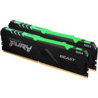оперативная память Kingston Fury Beast RGB KF432C16BBAK2/32