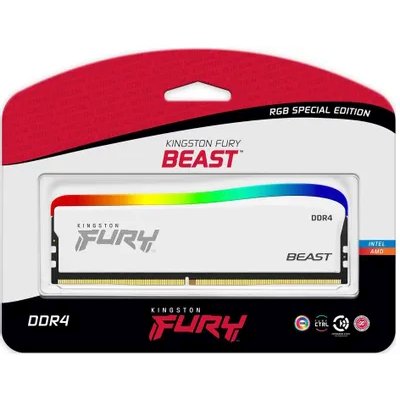 оперативная память Kingston Fury Beast RGB KF432C16BWA/8