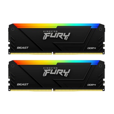 оперативная память Kingston Fury Beast RGB KF436C17BB2AK2/16