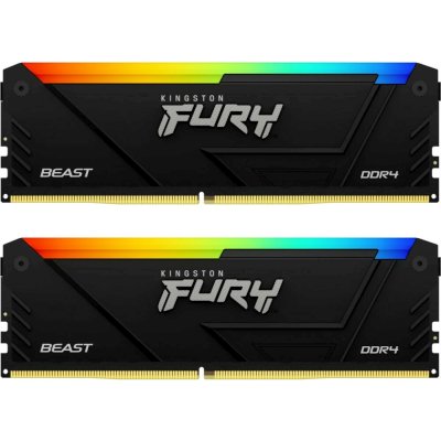 оперативная память Kingston Fury Beast RGB KF437C19BB12AK2/32