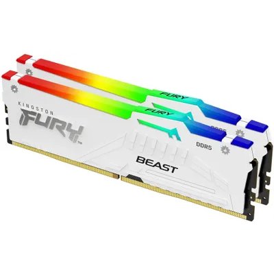Kingston Fury Beast White RGB Expo KF560C30BWEAK2-64