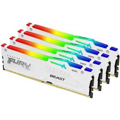 оперативная память Kingston Fury Beast White RGB XMP KF556C40BWAK4-64