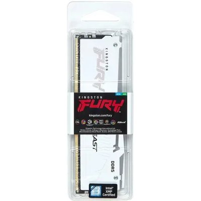 оперативная память Kingston Fury Beast White RGB XMP KF564C32BWA-32