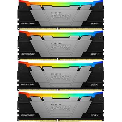 оперативная память Kingston Fury Renegade RGB Black KF436C16RB2AK4/32