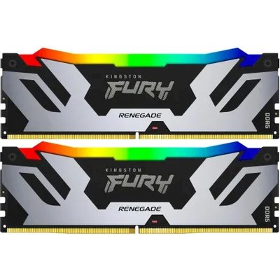 оперативная память Kingston Fury Renegade Silver/Black RGB KF560C32RSAK2-96