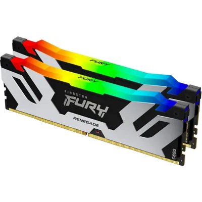 оперативная память Kingston Fury Renegade Silver/Black RGB KF560C32RSAK2-96