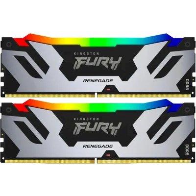 оперативная память Kingston Fury Renegade Silver/Black RGB KF564C32RSAK2-96